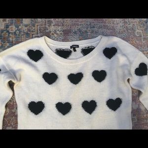 Heart Long sleeve sweater top